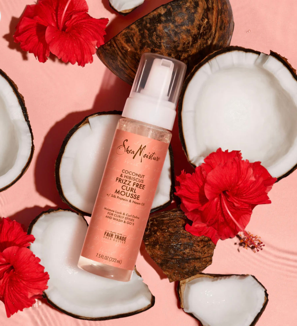 SheaMoisture Coconut and Hibiscus Frizz-Free Curl Mousse