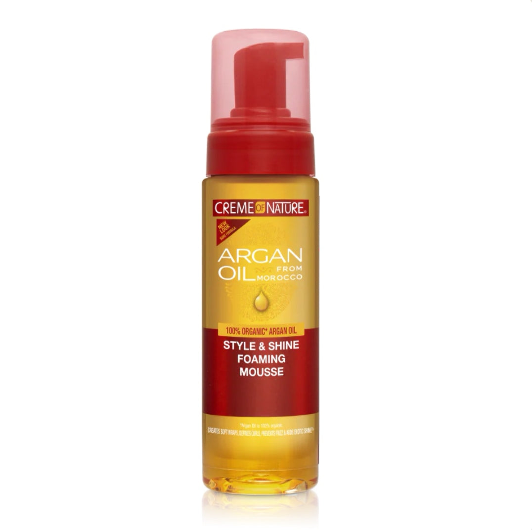 Creme Of Nature Argan Oil from Morocco Style & Shine Foaming Hair Mousse