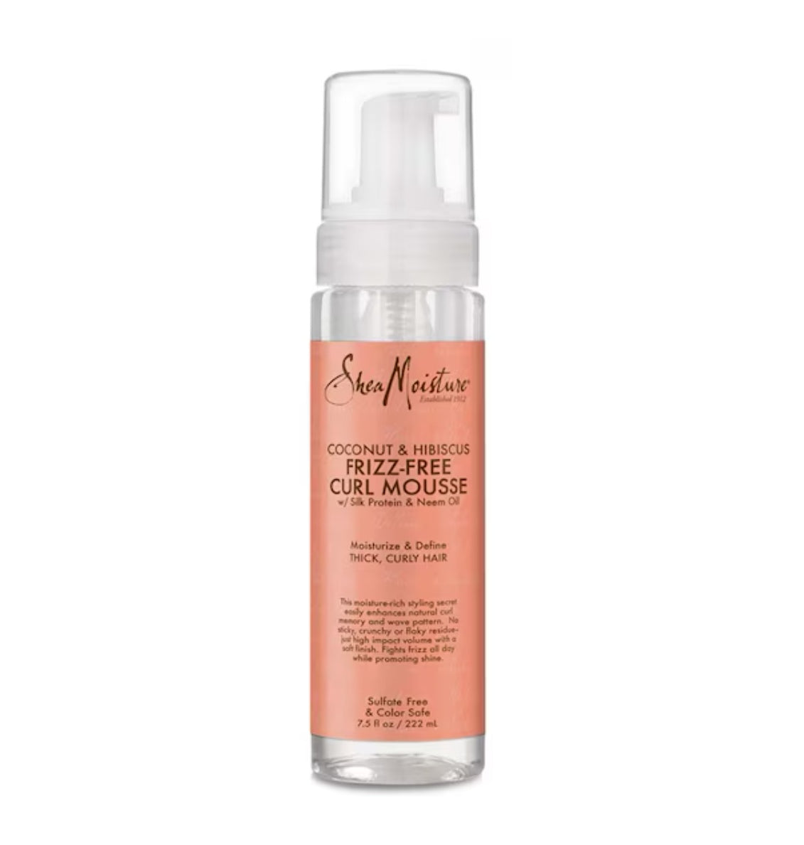 SheaMoisture Coconut and Hibiscus Frizz-Free Curl Mousse